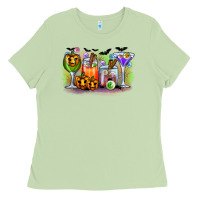 Matcha halloween Ladies Tee - CowhideDigitalArt