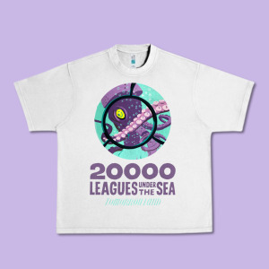 20000 Leagues Under The Sea   Movie Urban Heavy Tee Designed By Designefamous