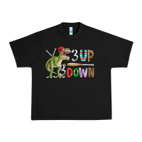 Black 3 up 3 down rex Urban Heavy Tee - CowhideDigitalArt