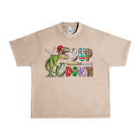 French Oak 3 up 3 down rex Urban Heavy Tee - CowhideDigitalArt