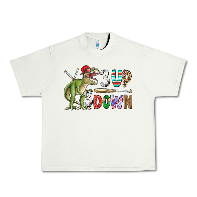 3 Up 3 Down Rex Urban Heavy Tee by CowhideDigitalArt | Teevron