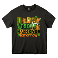 Asphalt Irish today hangover tomorrow  St. Patricks Day Heavy Core Tee - FaDigitalArtStudio