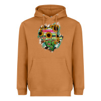 Meerkat Durango State Of Mexico Map Heavyweight Hoodie - RanaPortraitStore