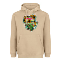 Mushroom Durango State Of Mexico Map Heavyweight Hoodie - RanaPortraitStore