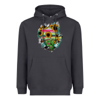 Smoke Durango State Of Mexico Map Heavyweight Hoodie - RanaPortraitStore