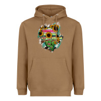 Toasted Coconut Durango State Of Mexico Map Heavyweight Hoodie - RanaPortraitStore
