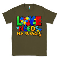 Army Green Love needs no words Classic Tee - FaDigitalArtStudio