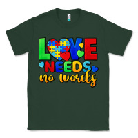 Sports Green Love needs no words Classic Tee - FaDigitalArtStudio
