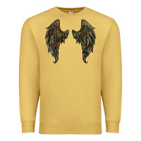 Antique Gold leopard camouflage wings Premium Sweatshirt - RanaPortraitStore