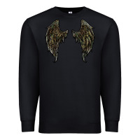 Black leopard camouflage wings Premium Sweatshirt - RanaPortraitStore