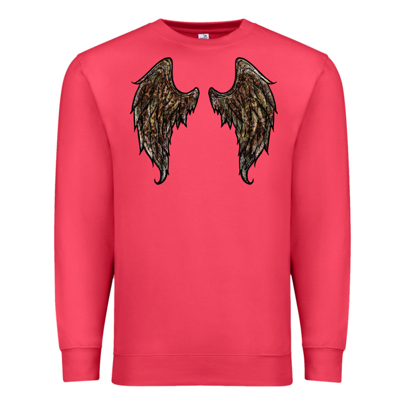 Leopard Camouflage Wings Premium Sweatshirt by RanaPortraitStore | Teevron