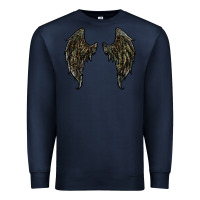 Navy leopard camouflage wings Premium Sweatshirt - RanaPortraitStore