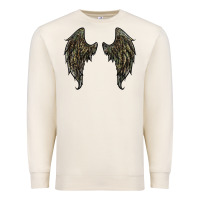 Sandshell leopard camouflage wings Premium Sweatshirt - RanaPortraitStore