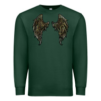 Sports Green leopard camouflage wings Premium Sweatshirt - RanaPortraitStore