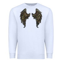 White leopard camouflage wings Premium Sweatshirt - RanaPortraitStore