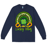 Navy lucky vibes Long Sleeve Tee - Artiststas