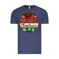 Vintage Denim merry christmas Vintage Tee - CowhideDigitalArt