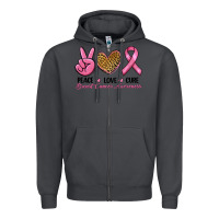 Smoke peace love cure Zipper Hoodie - RanaPortraitStore