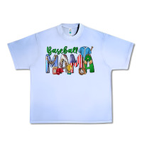 Grape Ice baseball mama Urban Heavy Tee - CowhideDigitalArt