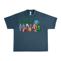 Midnight Navy baseball mama Urban Heavy Tee - CowhideDigitalArt