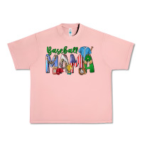 Salmon baseball mama Urban Heavy Tee - CowhideDigitalArt
