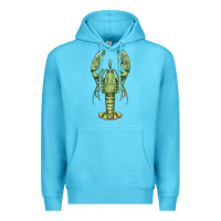 Ocean Blue lobster Premium Hoodie - BarkalooDesign