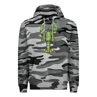 Slate Camo lobster Premium Hoodie - BarkalooDesign