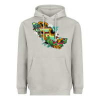Moon Dust Mexico Map Heavyweight Hoodie - RanaPortraitStore