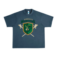 Midnight Navy sioux city musketeers Urban Heavy Tee - DesigneFamous