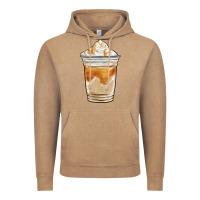 Vintage Coffee iced caramel frappuccino coffee Vintage Hoodie - BarkalooDesign