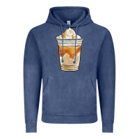 Vintage Denim iced caramel frappuccino coffee Vintage Hoodie - BarkalooDesign