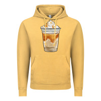 Vintage Mustard iced caramel frappuccino coffee Vintage Hoodie - BarkalooDesign