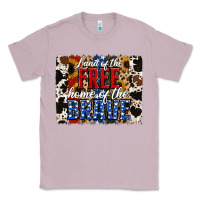 Lilac Land of the Free Home of the Brave Brushstroke Classic Tee - Jasminsmagicworld