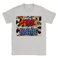 Moon Dust Land of the Free Home of the Brave Brushstroke Classic Tee - Jasminsmagicworld