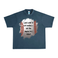 Midnight Navy I Just Want To Eat Nachos and Tell The Umpire He's Blind Urban Heavy Tee - Jasminsmagicworld