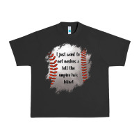 Pigment Black I Just Want To Eat Nachos and Tell The Umpire He's Blind Urban Heavy Tee - Jasminsmagicworld
