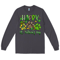 Smoke happy st. patricks day paws Long Sleeve Tee - Artiststas