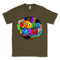Army Green proud mom lgbt Classic Tee - FaDigitalArtStudio