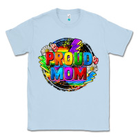 Dusty Blue proud mom lgbt Classic Tee - FaDigitalArtStudio