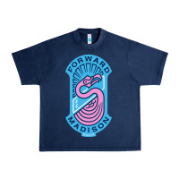Navy madison fc art Urban Heavy Tee - DesigneFamous
