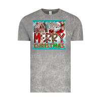 Cloud Rock merry Christmas Vintage Tee - CowhideDigitalArt