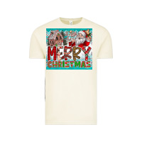 Vintage Arctic merry Christmas Vintage Tee - CowhideDigitalArt