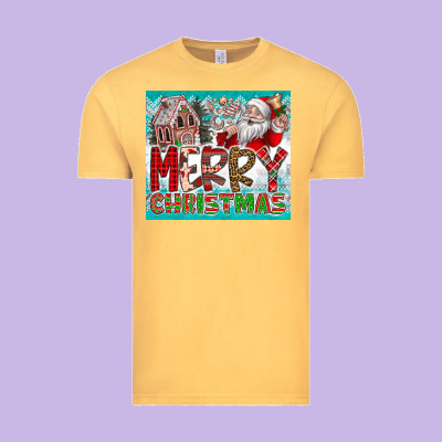 Merry Christmas Vintage Tee Designed By Cowhidedigitalart