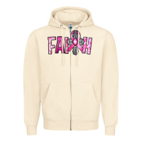 Sandshell horseshoe with roses and cross Zipper Hoodie - RanaPortraitStore