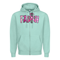 Seafoam horseshoe with roses and cross Zipper Hoodie - RanaPortraitStore