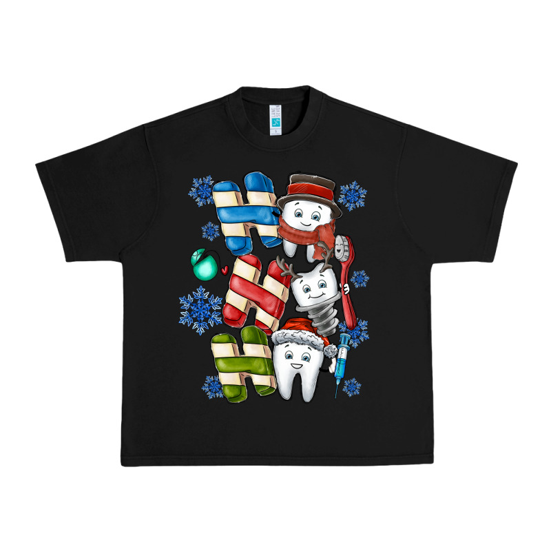 Ho Ho Ho Teeth Urban Heavy Tee by CowhideDigitalArt | Teevron