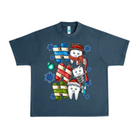 Midnight Navy ho ho ho teeth Urban Heavy Tee - CowhideDigitalArt
