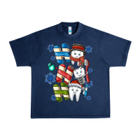 Navy ho ho ho teeth Urban Heavy Tee - CowhideDigitalArt
