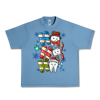 Pebble Blue ho ho ho teeth Urban Heavy Tee - CowhideDigitalArt