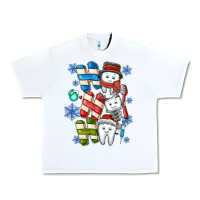 White ho ho ho teeth Urban Heavy Tee - CowhideDigitalArt